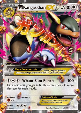 Image of M Kangaskhan EX 079/106  - Holofoil XY  Flashfire - Ultra Rare