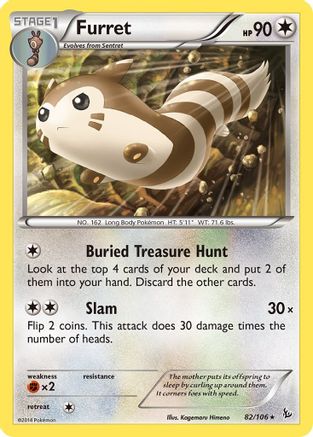 Image of Furret 082/106  XY  Flashfire - Rare