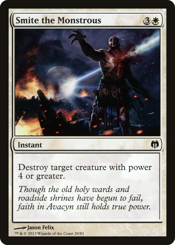 Image of Smite the Monstrous (DDL-029) - Duel Decks: Heroes vs. Monsters