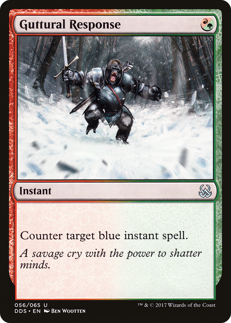 Image of Guttural Response (DDS-056) - Duel Decks: Mind vs. Might
