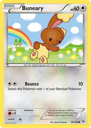 Image of Buneary 084/106  XY  Flashfire - Common