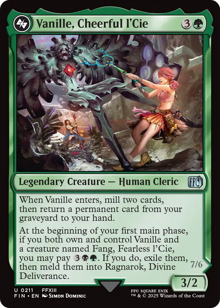 Image of Vanille, Cheerful l'Cie (FIN-211) - FINAL FANTASY Foil