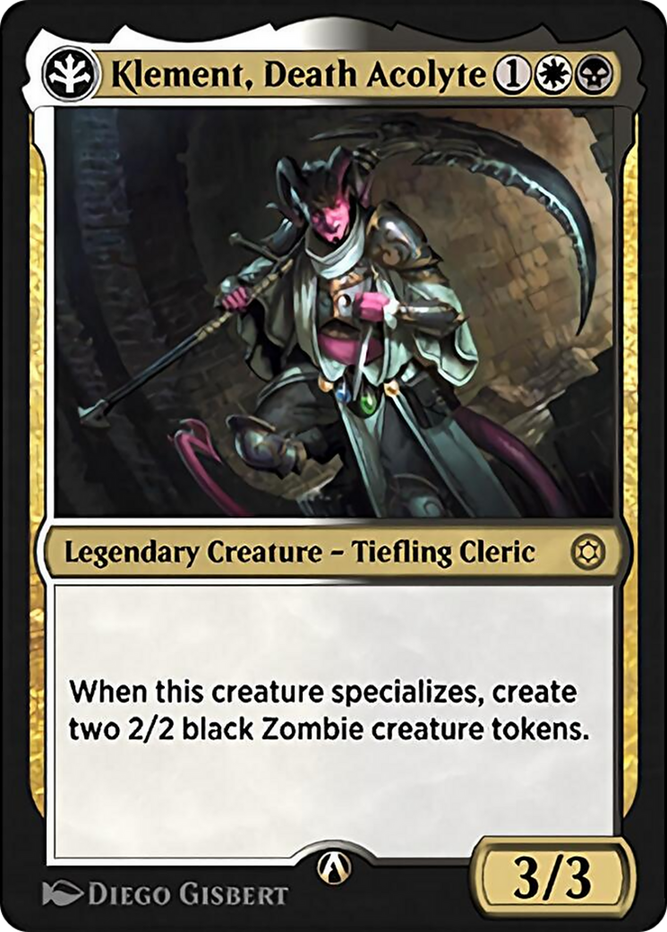 Image of Klement, Death Acolyte (HBG-01B) - Alchemy Horizons: Baldur's Gate