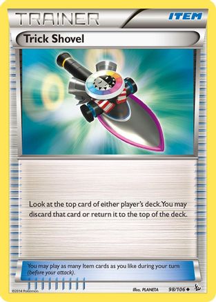 Image of Trick Shovel 098/106  - Reverse Holofoil XY  Flashfire - Uncommon