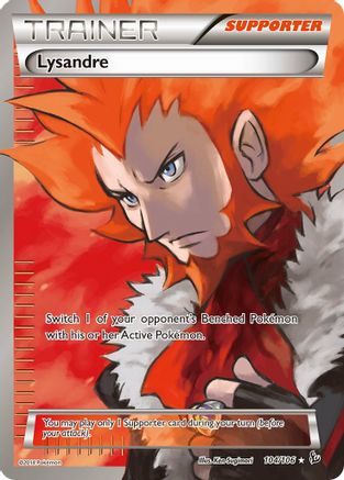 Image of Lysandre (104 Full Art) 104/106  - Holofoil XY  Flashfire - Ultra Rare