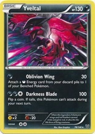 Image of Yveltal 078/146  - Holofoil Deck Exclusives - Holo Rare