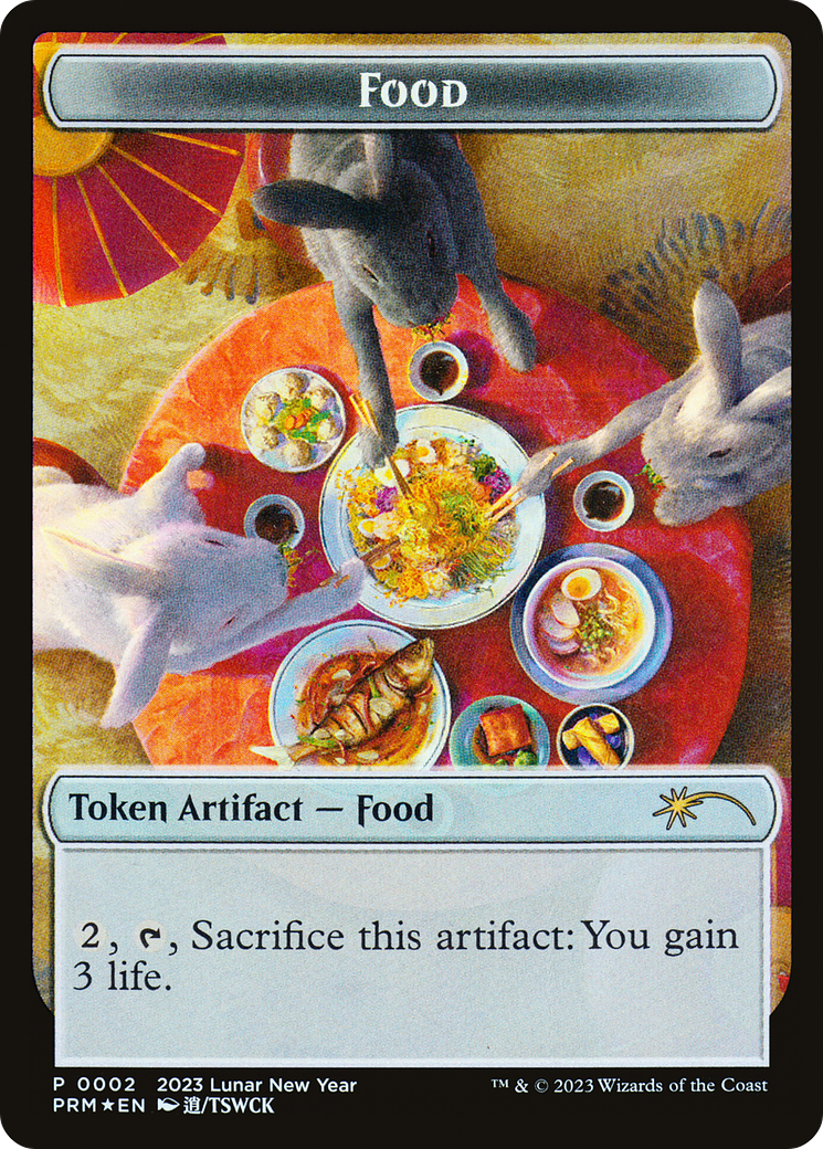 Image of Food (PL23-002) - Year of the Rabbit 2023 Foil