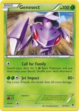 Image of Genesect 010/101  - Holofoil Deck Exclusives - Holo Rare