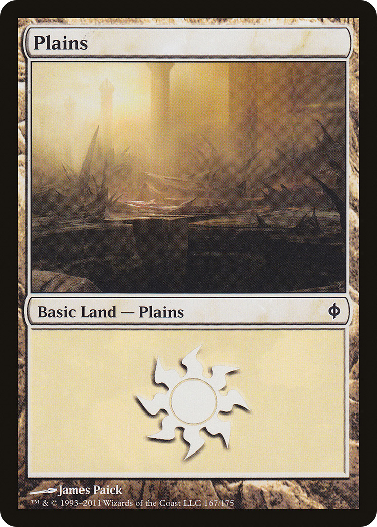 Image of Plains (167) (NPH-167) - New Phyrexia Foil