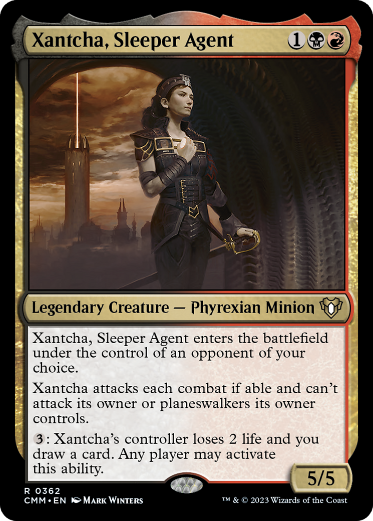 Image of Xantcha, Sleeper Agent (CMM-362) - Commander Masters Foil
