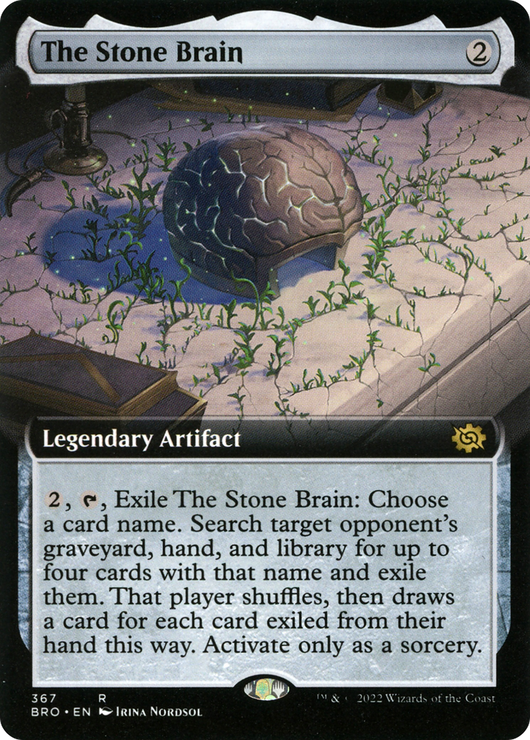 Image of The Stone Brain (Extended Art) (BRO-367) - The Brothers' War: (Extended Art)