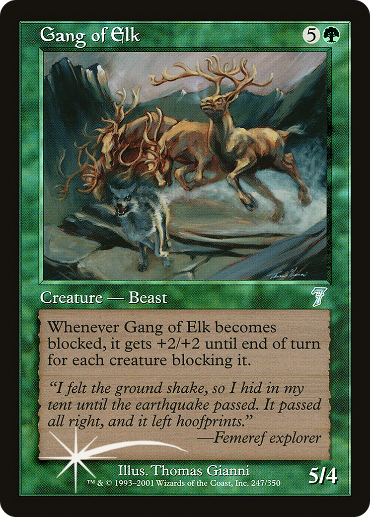 Image of Gang of Elk (7ED-247) - 7th Edition