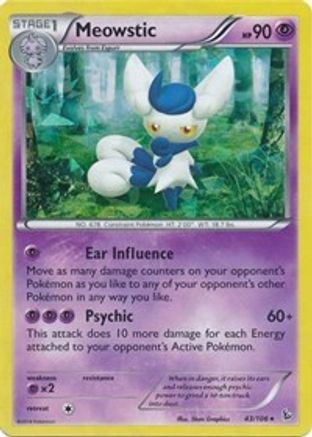 Image of Meowstic 043/106  - Holofoil Deck Exclusives - Holo Rare