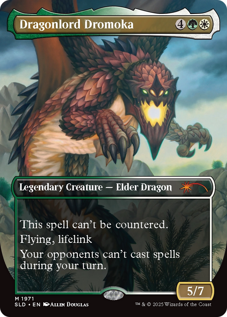 Image of Dragonlord Dromoka (SLD-1971) - Secret Lair Drop (Borderless)