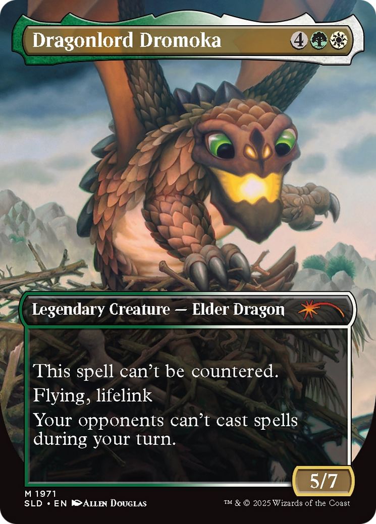 Image of Dragonlord Dromoka (SLD-1971) - Secret Lair Drop (Borderless)
