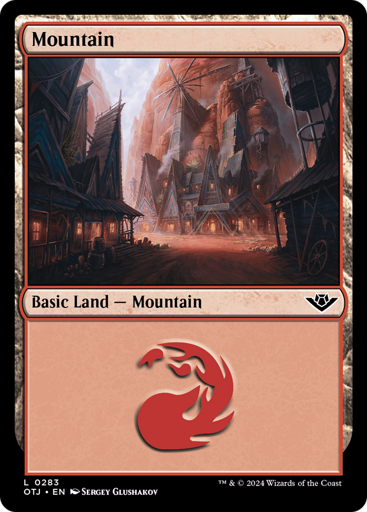 Image of Mountain (0283) (OTJ-283) - Outlaws of Thunder Junction
