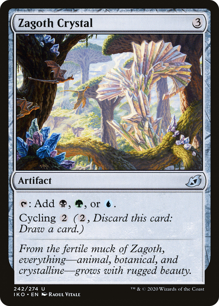 Image of Zagoth Crystal (IKO-242) - Ikoria: Lair of Behemoths Foil