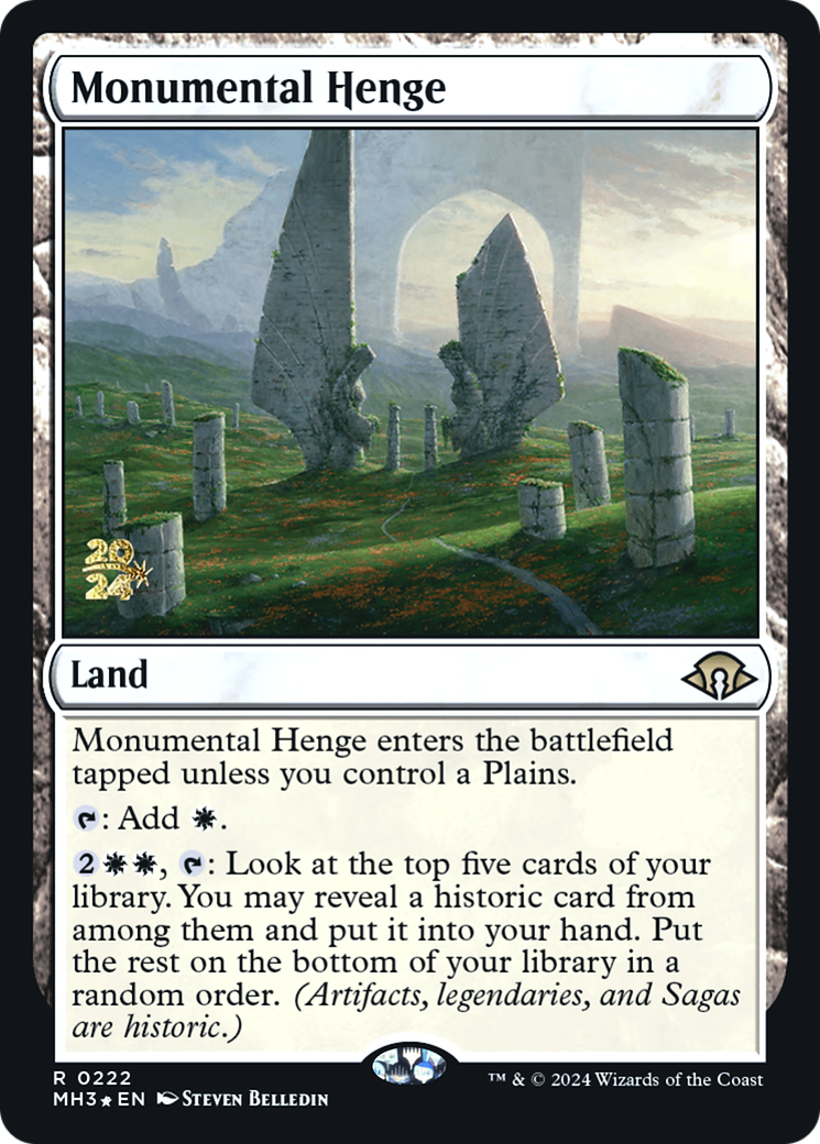 Image of Monumental Henge (PRE-222) - Modern Horizons 3 Promos Foil