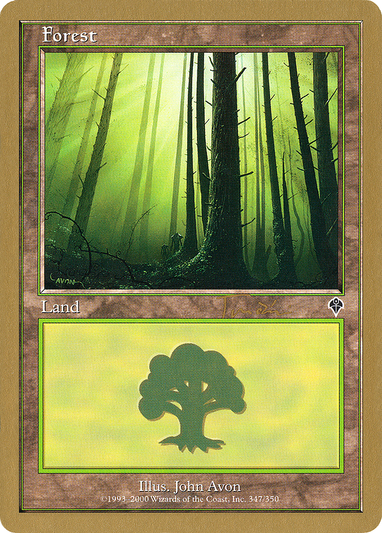 Image of Forest (347) - 2001 Jan Tomcani (MMQ) (WCD-) - World Championship Decks 2001