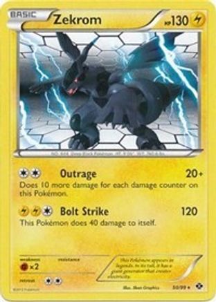 Image of Zekrom 050/099  - Holofoil Deck Exclusives - Holo Rare