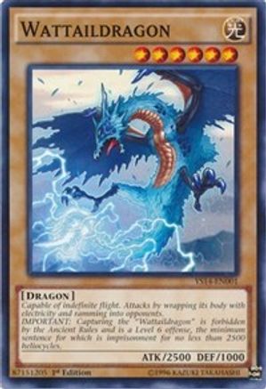 Image of Wattaildragon (YS14-EN001) - Super Starter: Space-Time Showdown 1st Edition