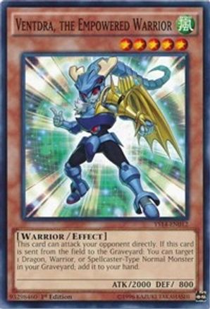 Image of Ventdra, the Empowered Warrior (YS14-EN012) - Super Starter: Space-Time Showdown 1st Edition