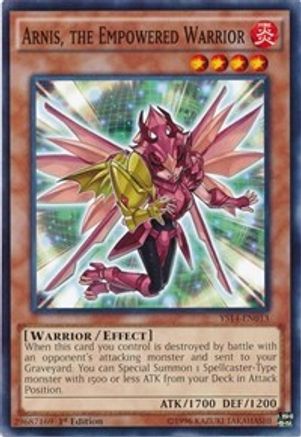 Image of Arnis, the Empowered Warrior (YS14-EN013) - Super Starter: Space-Time Showdown 1st Edition