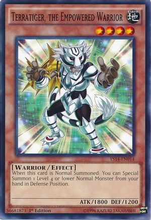 Image of Terratiger, the Empowered Warrior (YS14-EN014) - Super Starter: Space-Time Showdown 1st Edition