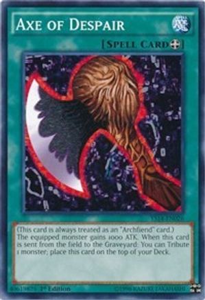 Image of Axe of Despair (YS14-EN026) - Super Starter: Space-Time Showdown 1st Edition