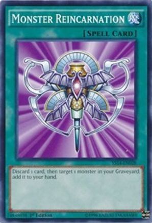 Image of Monster Reincarnation (YS14-EN028) - Super Starter: Space-Time Showdown 1st Edition