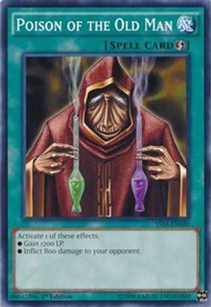 Image of Poison of the Old Man (YS14-EN030) - Super Starter: Space-Time Showdown 1st Edition