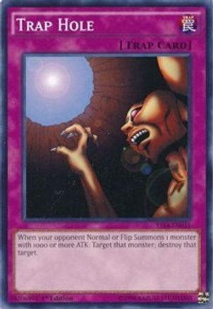 Image of Trap Hole (YS14-EN031) - Super Starter: Space-Time Showdown 1st Edition