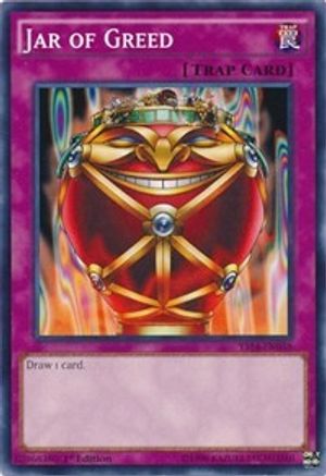 Image of Jar of Greed (YS14-EN038) - Super Starter: Space-Time Showdown 1st Edition