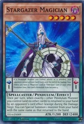 Image of Stargazer Magician (YS14-EN009) - Super Starter: Space-Time Showdown 1st Edition
