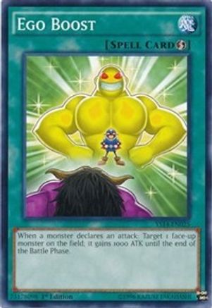 Image of Ego Boost (YS14-EN025) - Super Starter: Space-Time Showdown 1st Edition