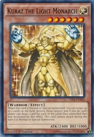 Image of Kuraz the Light Monarch (YS14-ENA03) - Super Starter: Space-Time Showdown Power-Up Pack 1st Edition