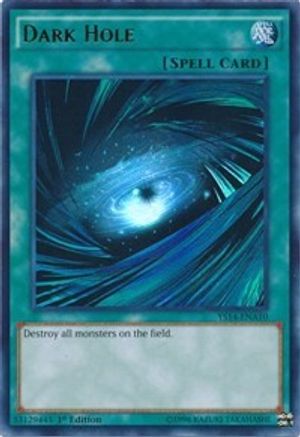 Image of Dark Hole (YS14-ENA10) - Super Starter: Space-Time Showdown Power-Up Pack 1st Edition