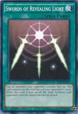 Image of Swords of Revealing Light (YS14-ENA11) - Super Starter: Space-Time Showdown Power-Up Pack 1st Edition