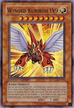 Image of Winged Kuriboh LV9 (YG03-EN001) - Yu-Gi-Oh! GX Manga Promotional Cards Limited