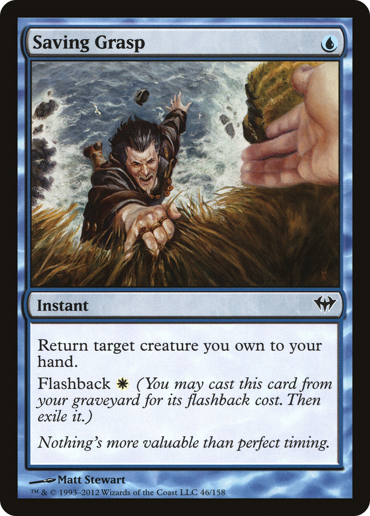 Image of Saving Grasp (DKA-046) - Dark Ascension Foil
