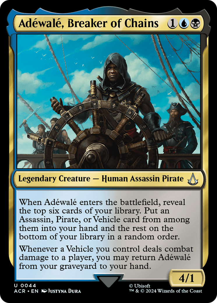 Image of Adewale, Breaker of Chains (ACR-044) - Assassin's Creed Foil