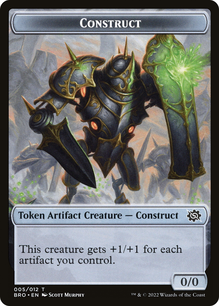 Image of Construct (TBRO-005) - The Brothers' War Tokens Foil