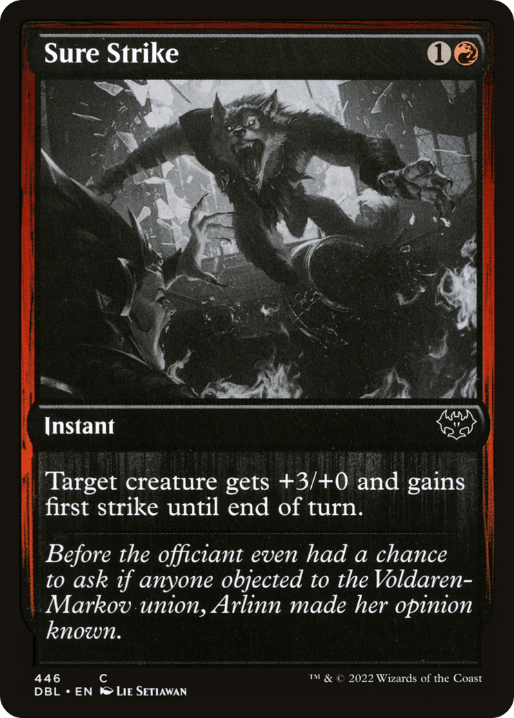 Image of Sure Strike (DBL-446) - Innistrad: Double Feature
