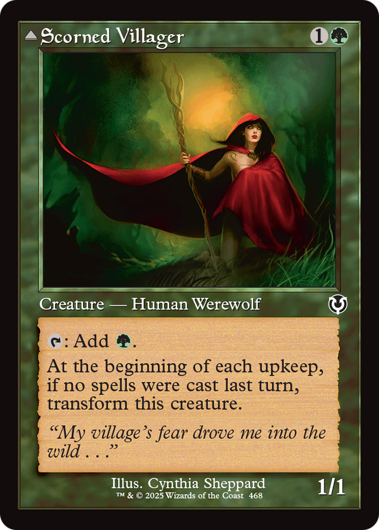 Image of Scorned Villager (Retro Frame) (INR-468) - Innistrad Remastered Foil