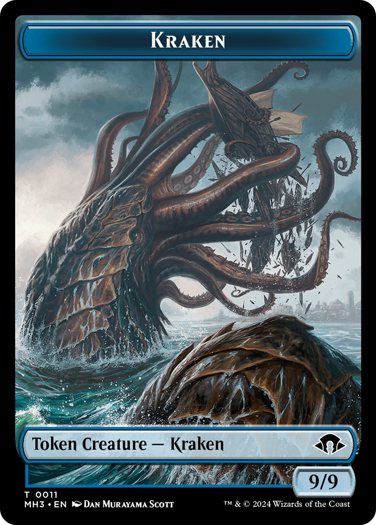 Image of Kraken (TMH3-011) - Modern Horizons 3 Tokens Foil