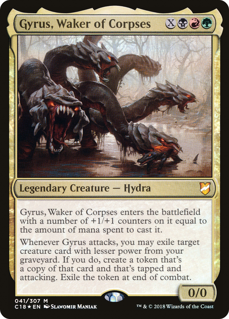 Image of Gyrus, Waker of Corpses (C18-041) - Commander 2018 Foil