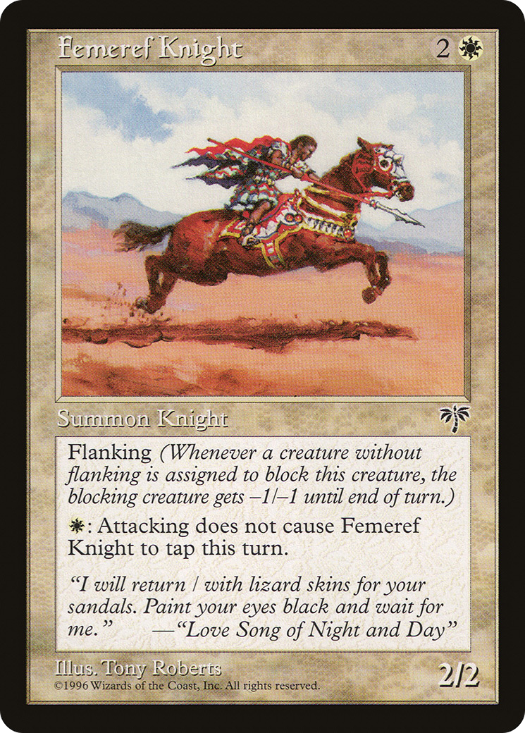 Image of Femeref Knight (MIR-) - Mirage