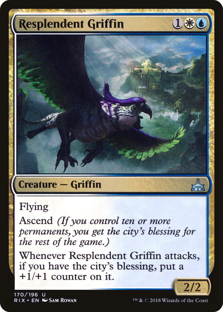 Image of Resplendent Griffin (RIX-170) - Rivals of Ixalan