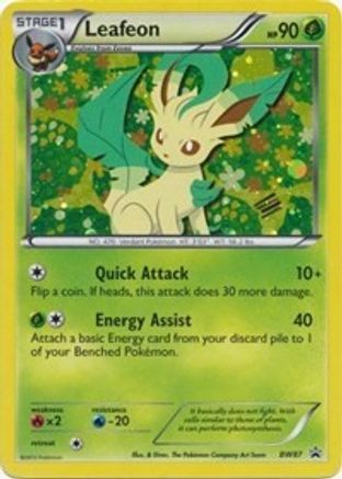 Image of Leafeon BW87  - Holofoil Black and White Promos - Promo