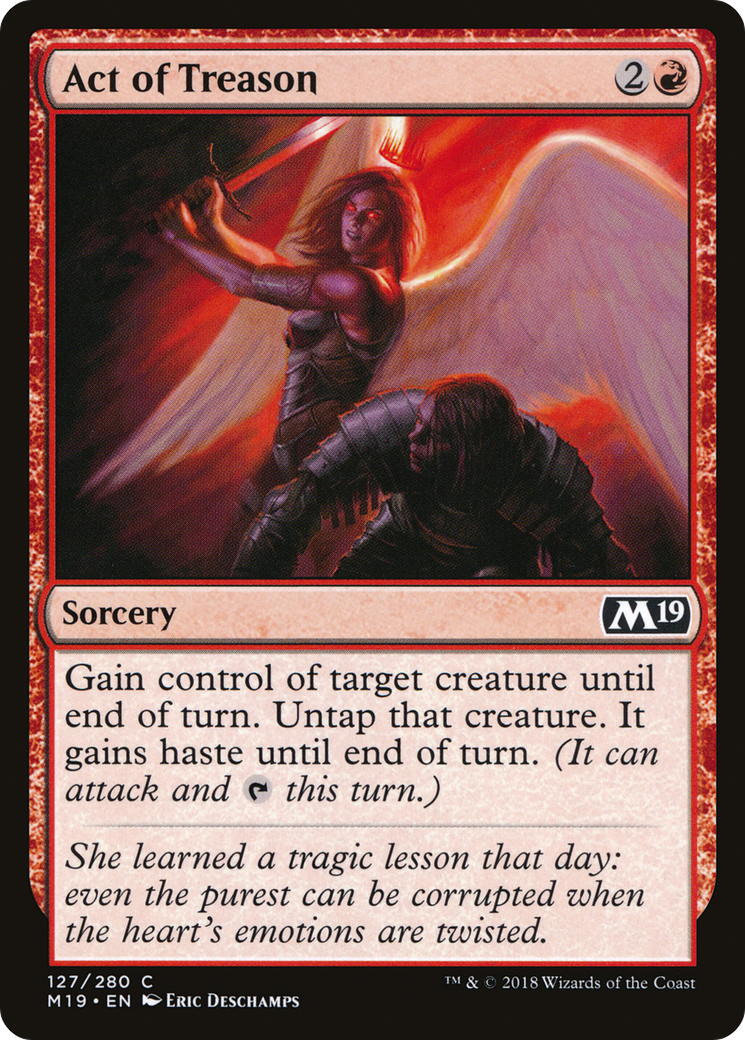 Image of Act of Treason (M19-127) - Core Set 2019 Foil